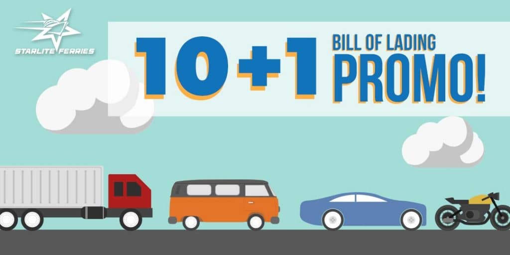 Starlite Ferries 10 + 1 Rolling Cargo Promo 2018