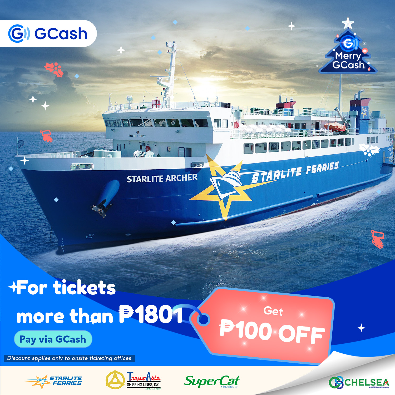 Get up to P100 cashback until December 31, 2023
