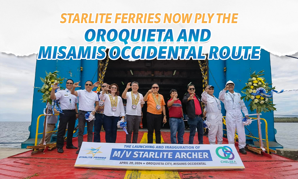 Starlite Ferries Now Ply the Oroquieta and Misamis Occidental Route