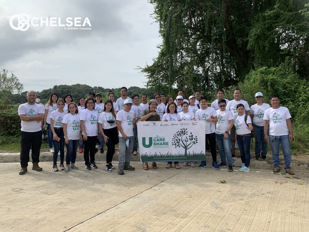 Chelsea Logistics plants trees in Calaca, Batangas